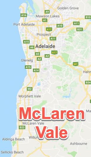 McLaren Vale map