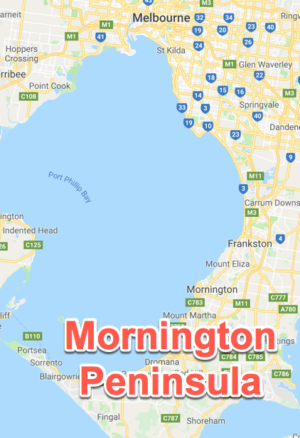 Mornington Peninsula map